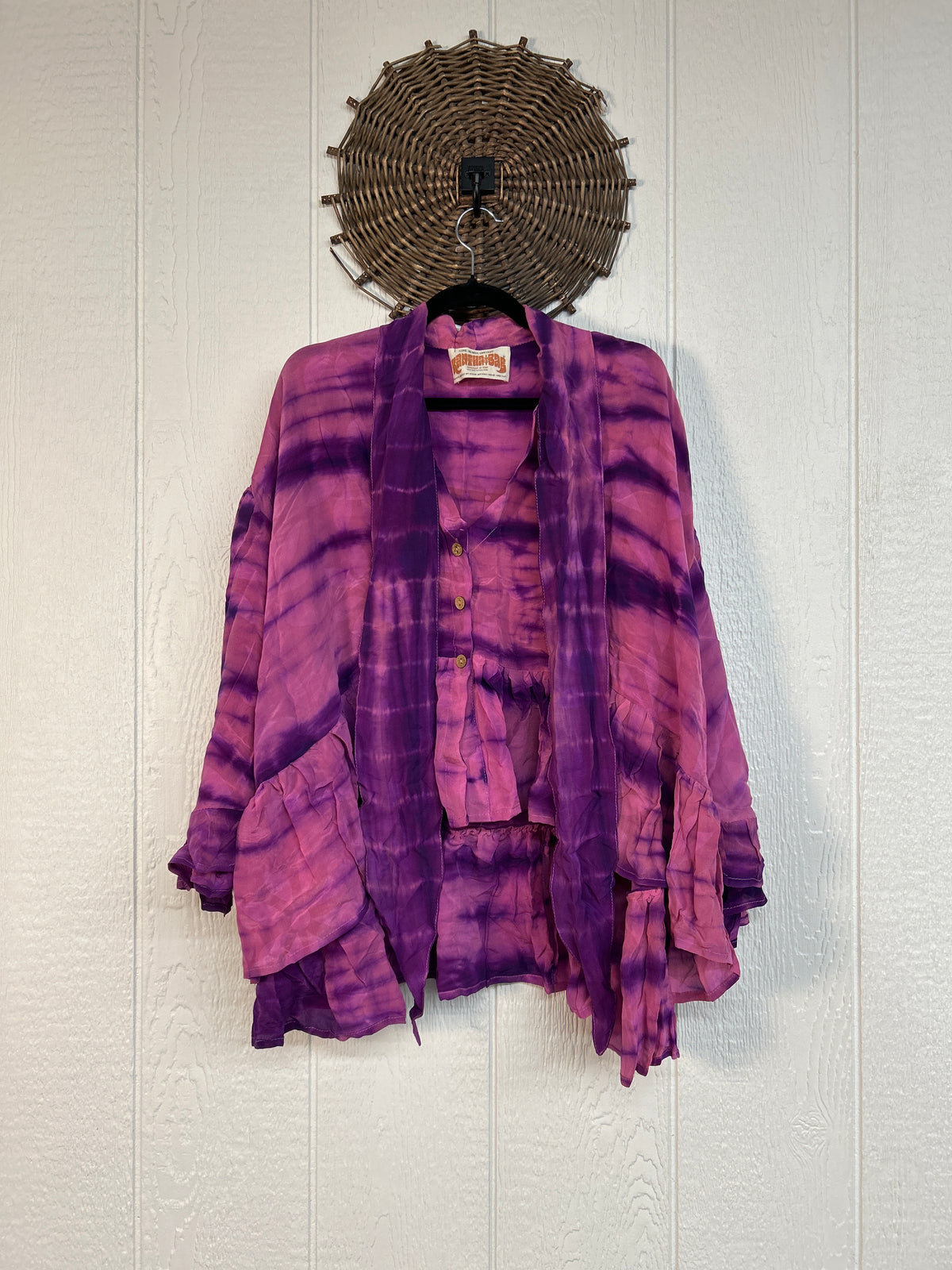 Crepe Sari Wild Rose Top 1026 053