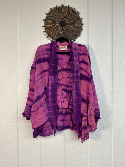Crepe Sari Wild Rose Top 1026 053
