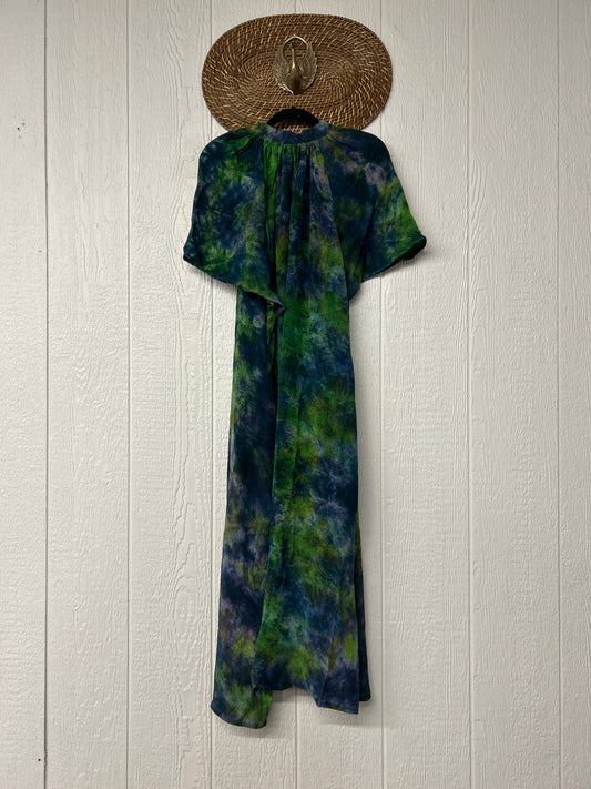 Crepe Sari Summer Woodstock Duster 0626 169