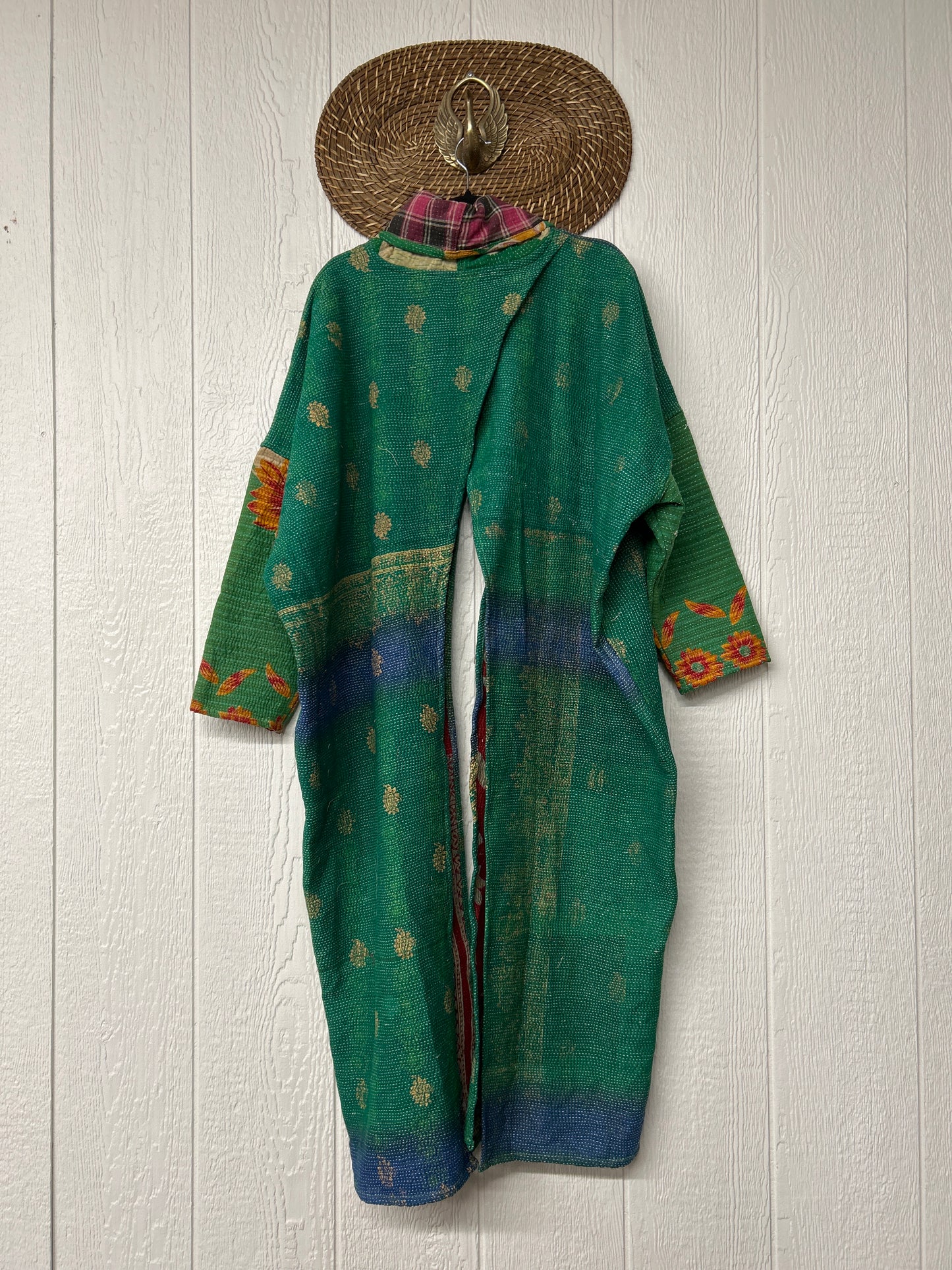 Fine Kantha Cowl Split Pullover 1225 051