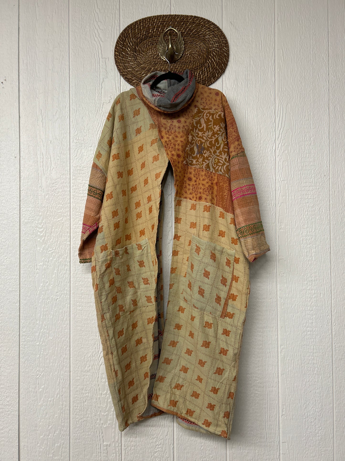 Fine Kantha Cowl Split Pullover 1225 107