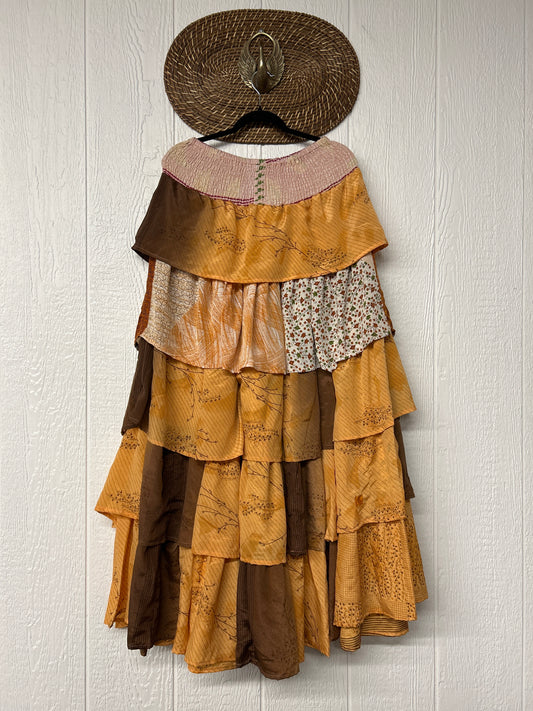 Rasgulla Sari Venus Ruffle Maxi 1125 097