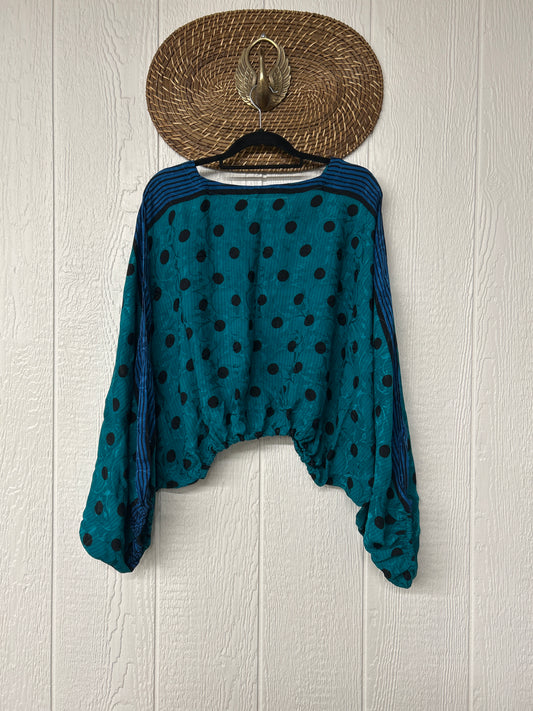 Crepe Sari Luna Crop Top 0126 229