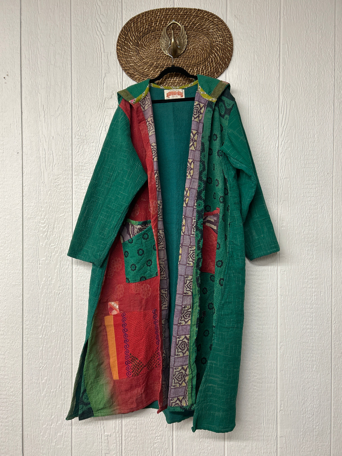 Fine Kantha Rising Sun Coat 1026 025