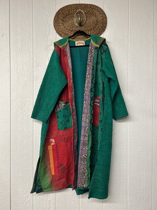 Fine Kantha Rising Sun Coat 1026 025