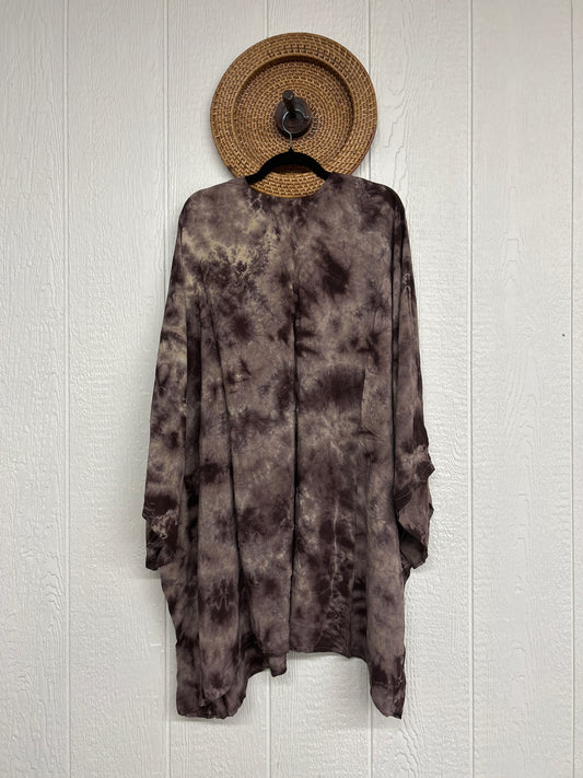 Aura Edit Crepe Sari Gaia Split Tunic 0726 017