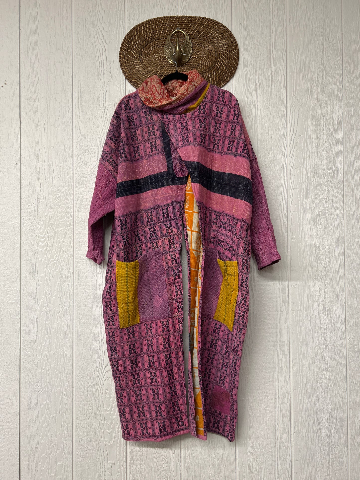 Fine Kantha Cowl Split Pullover 1225 131