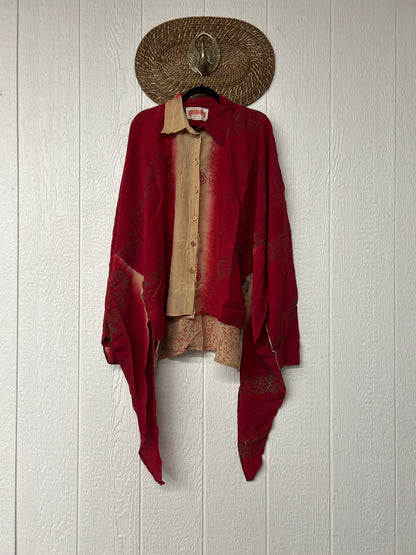 Crepe Sari Nirvana Button Down 1125 043