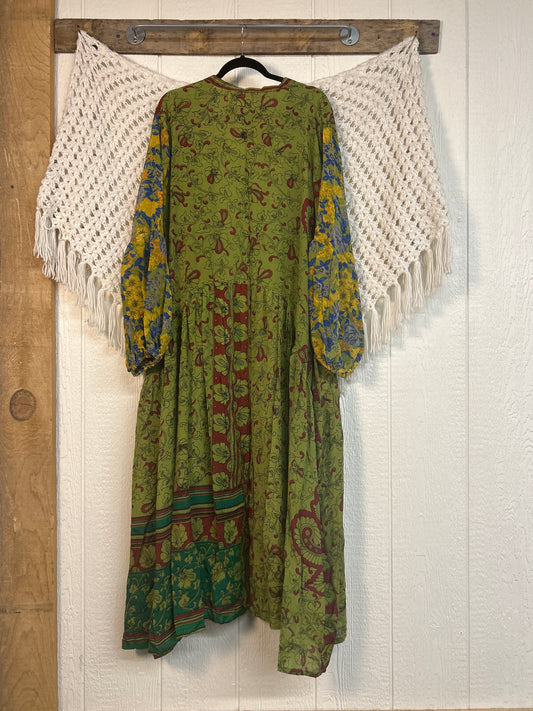 Crepe Sari Evermore Kimono 0326 216