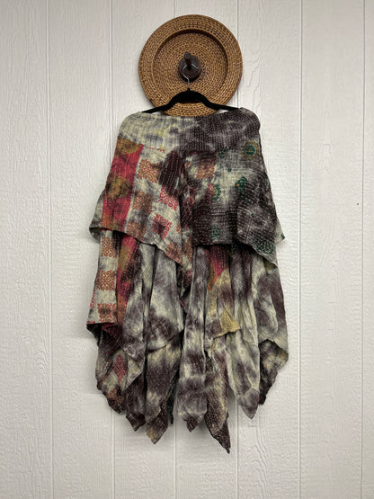 Pareo Kantha Pixie Skirt 0526 001