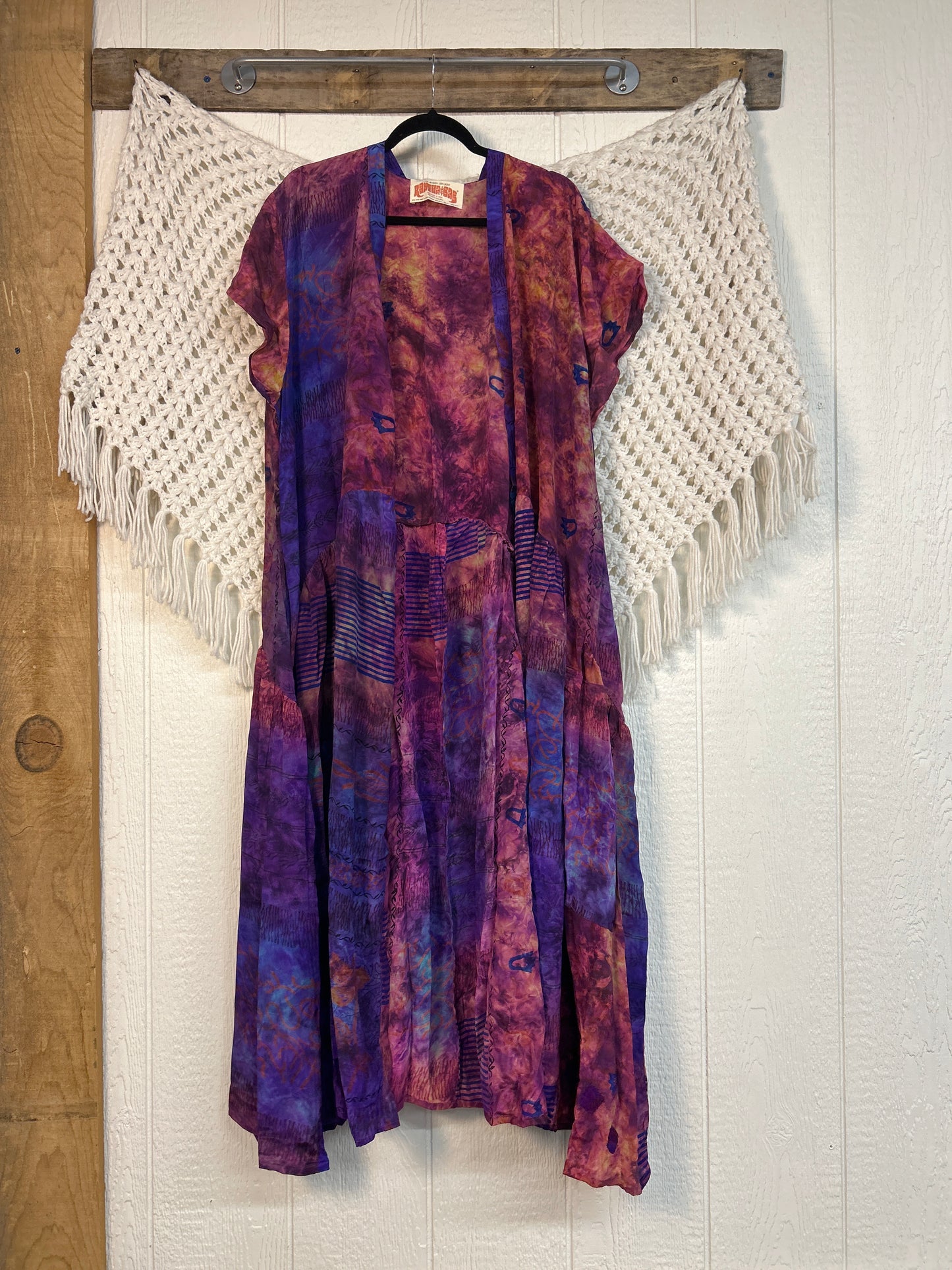 Crepe Sari Summer Evermore Kimono 0726 163