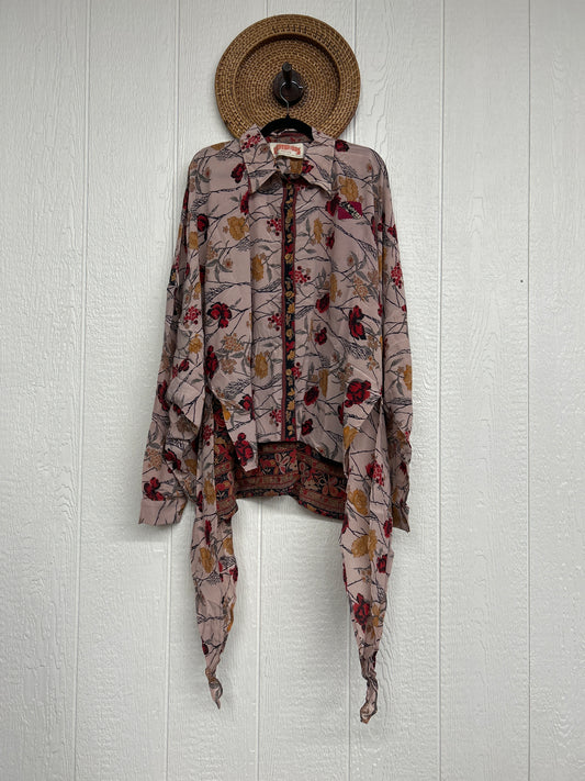 Crepe Sari Nirvana Button Down 1125 190