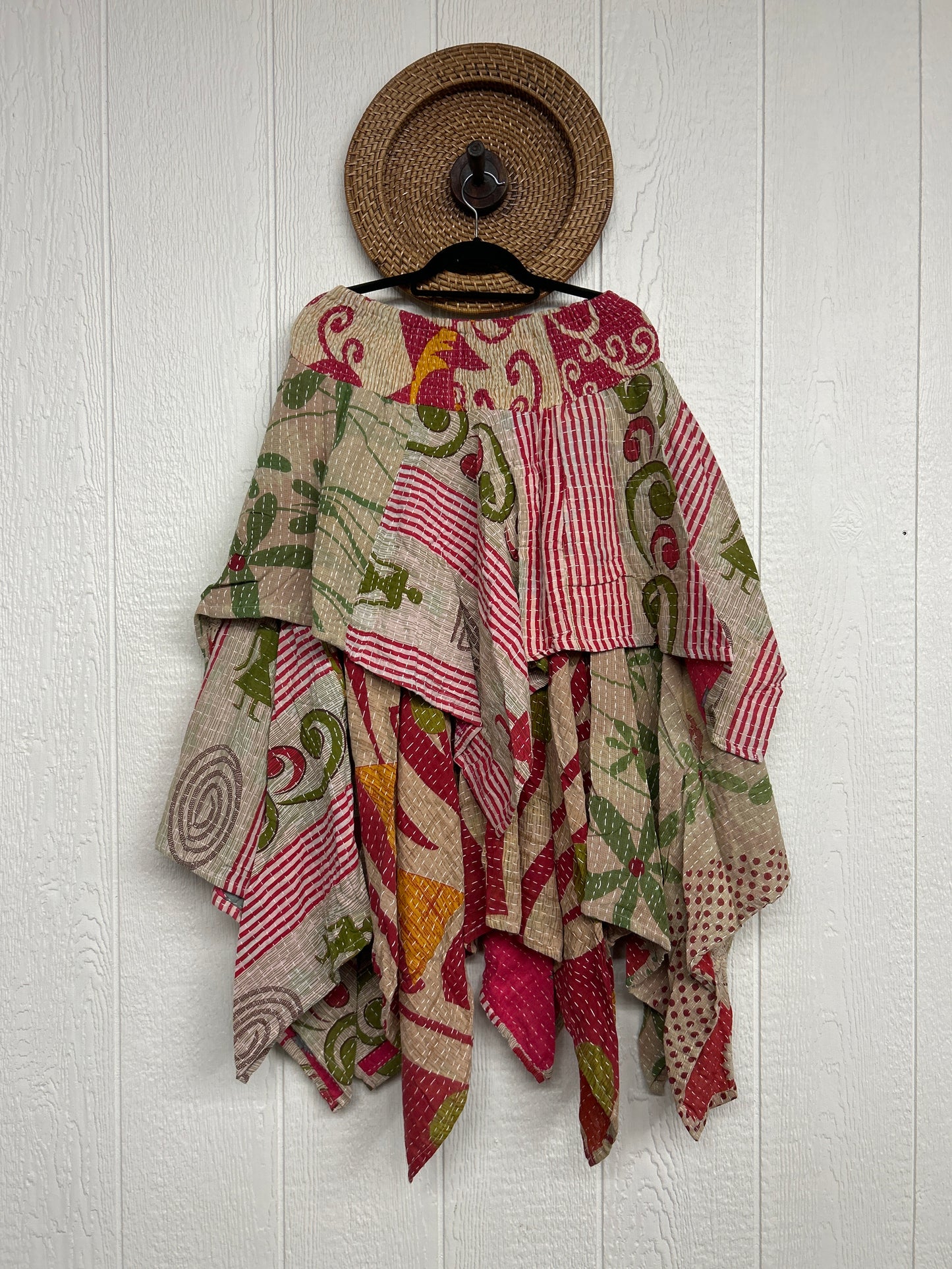 Pareo Kantha Pixie Skirt 0426 039