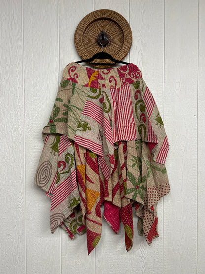 Pareo Kantha Pixie Skirt 0426 039