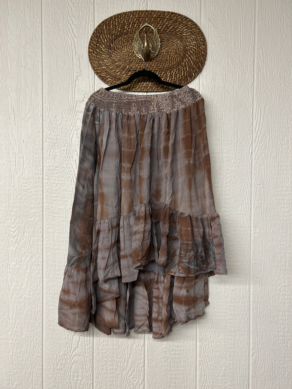 Crepe Sari Dahlia Skirt 1026 066