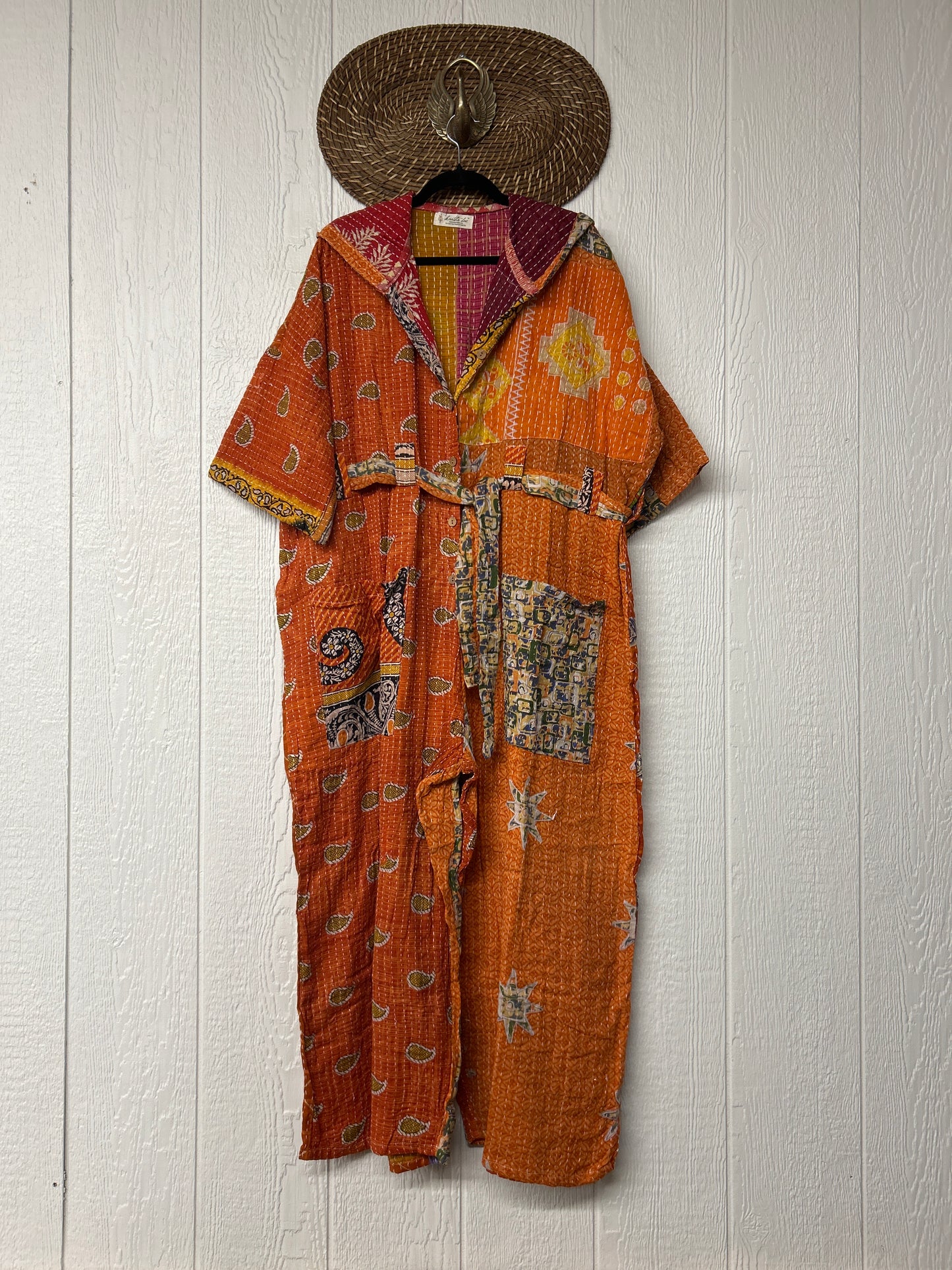 Kantha Zen Hoodie Jumpsuit 0925 042