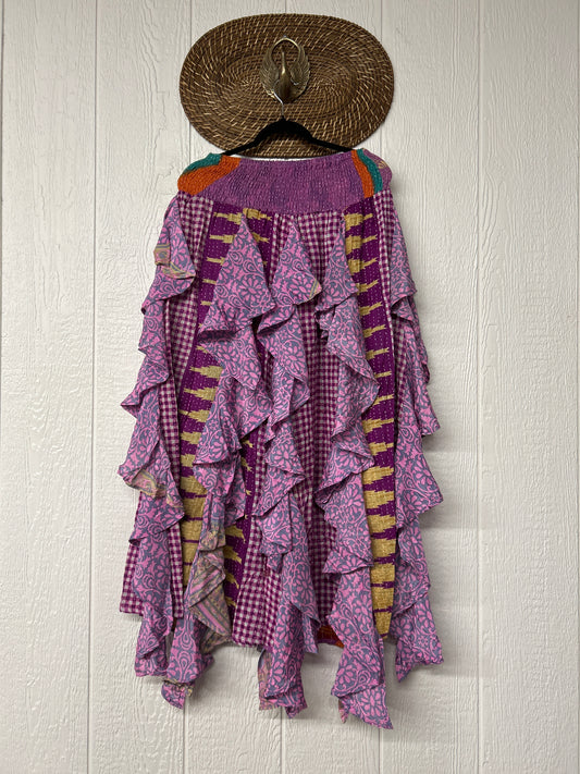 Pareo Kantha Willow Maxi Skirt 0826 184