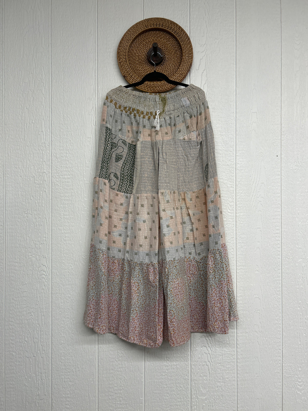 Pareo Kantha Lotus Maxi Skirt 0826 256
