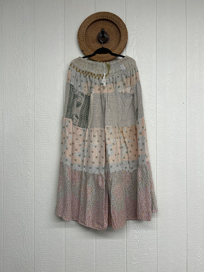 Pareo Kantha Lotus Maxi Skirt 0826 256