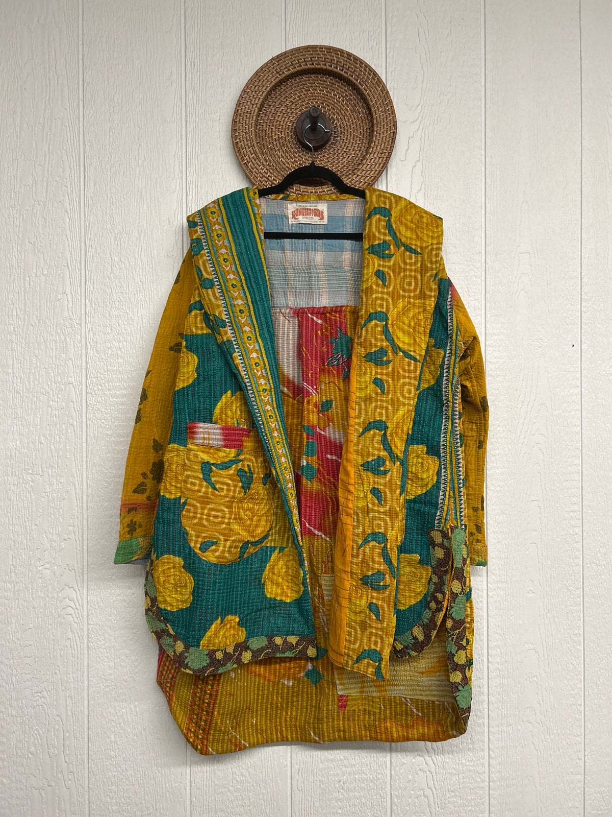 Fine Kantha Drifter Coat 1026 065