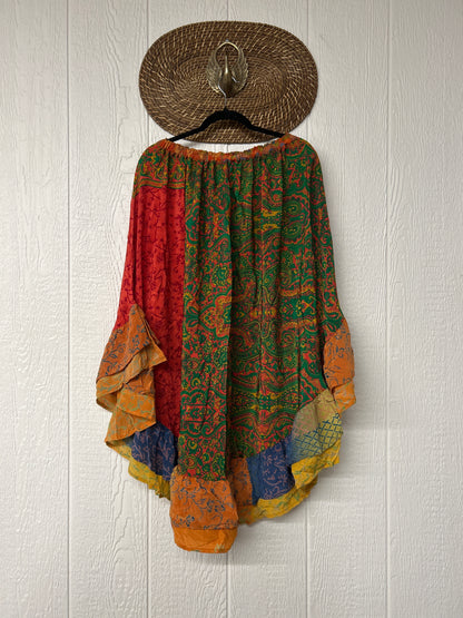 Crepe Wild Rose Skirt 1025 226