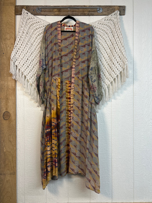 Crepe Sari Evermore Kimono 0326 186