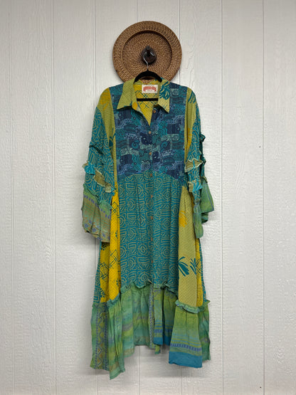 Crepe Sari Rhiannon Duster Dress 0226 229