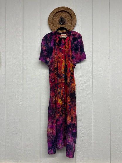 Crepe Sari Summer Woodstock Duster 0626 040