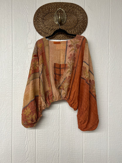 Crepe Sari Luna Crop Top 0126 261