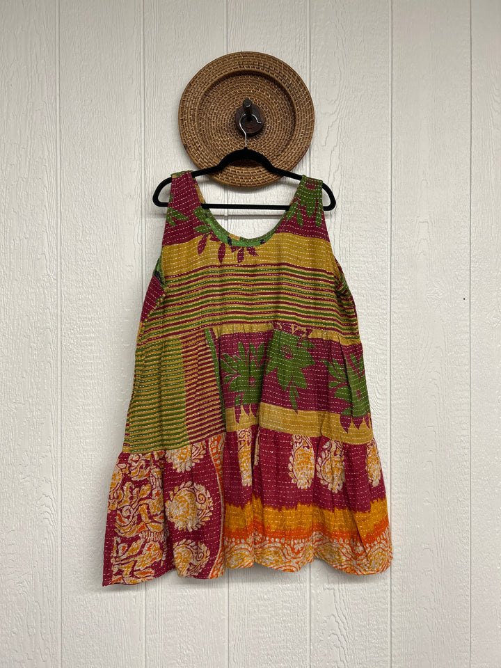 Kantha Meadow Mini Dress 0425 174