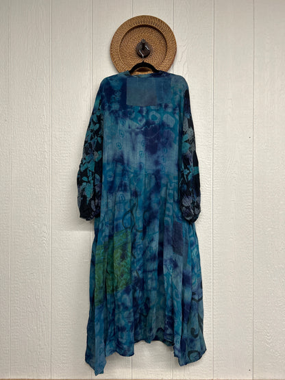 Crepe Sari Evermore Kimono 1026 052