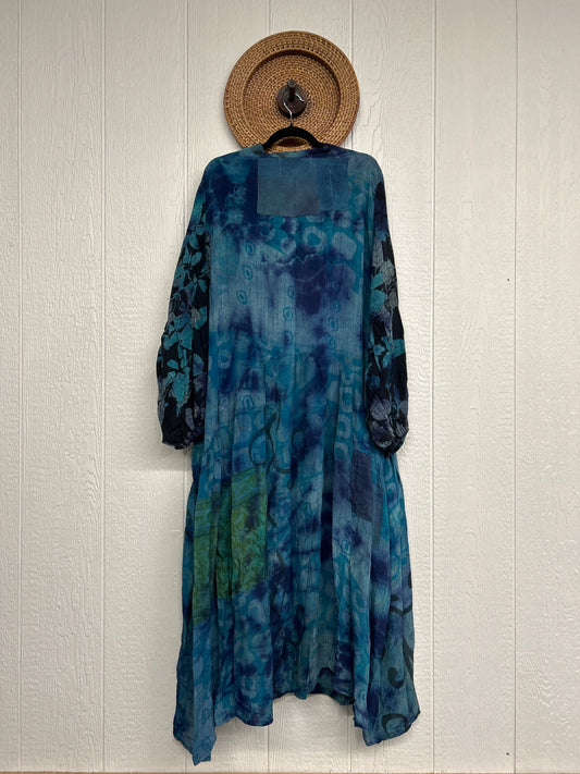 Crepe Sari Evermore Kimono 1026 052