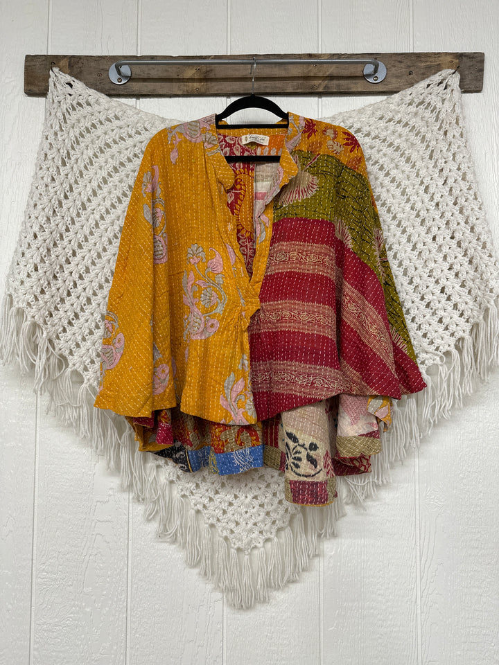 Kantha Poncho Top 0024 006