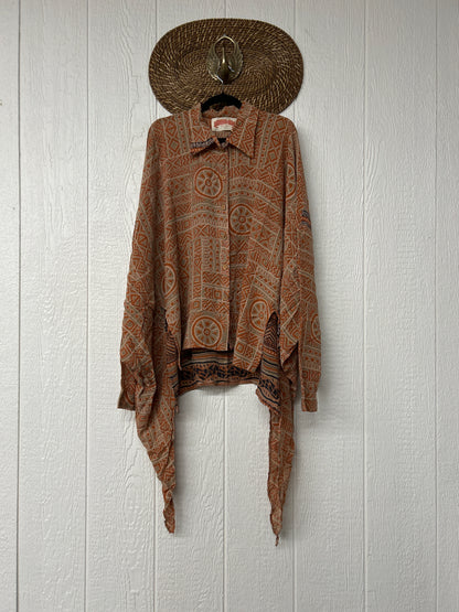 Crepe Sari Nirvana Button Down 1125 138