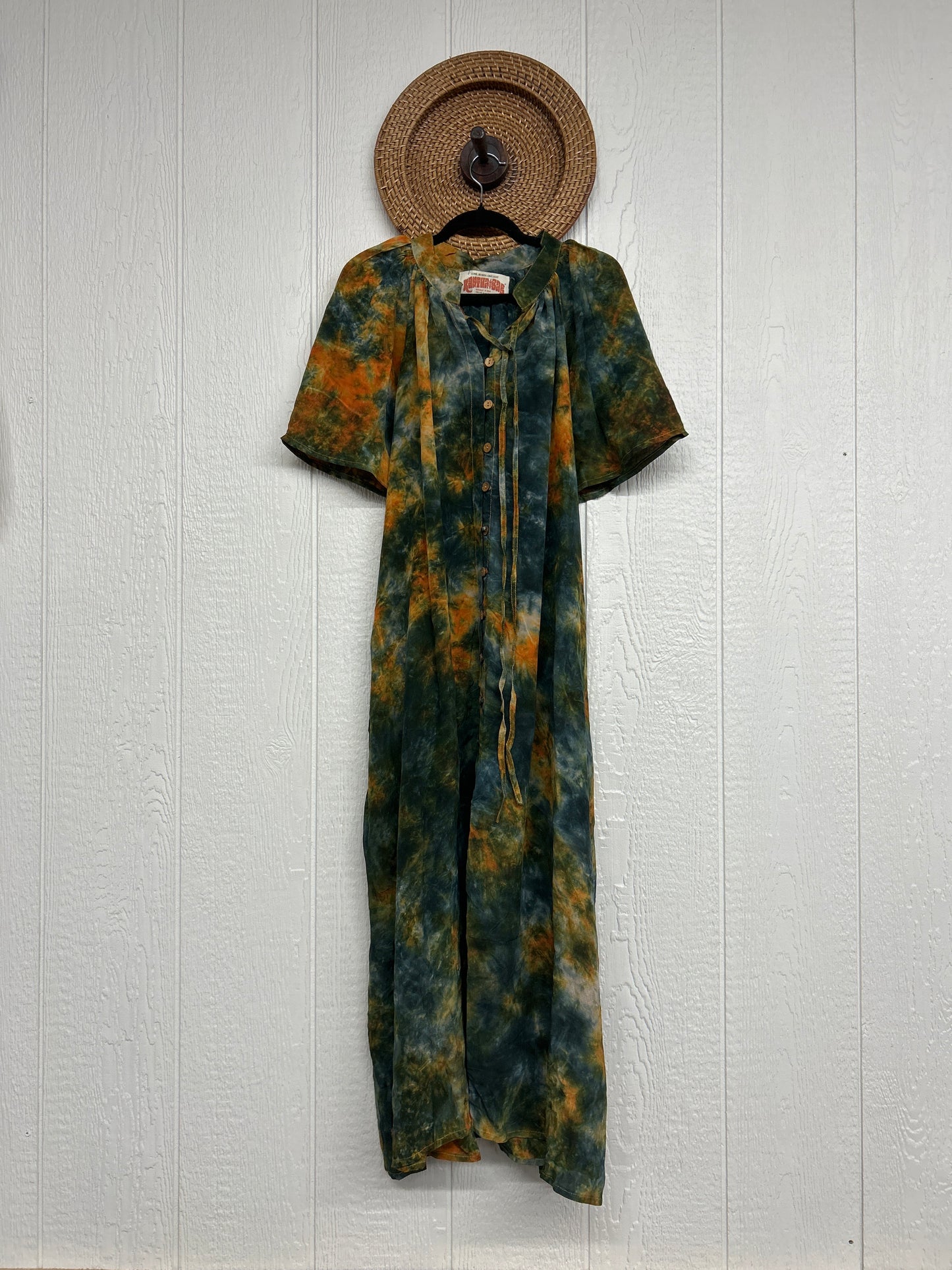 Crepe Sari Summer Woodstock Duster 0626 022