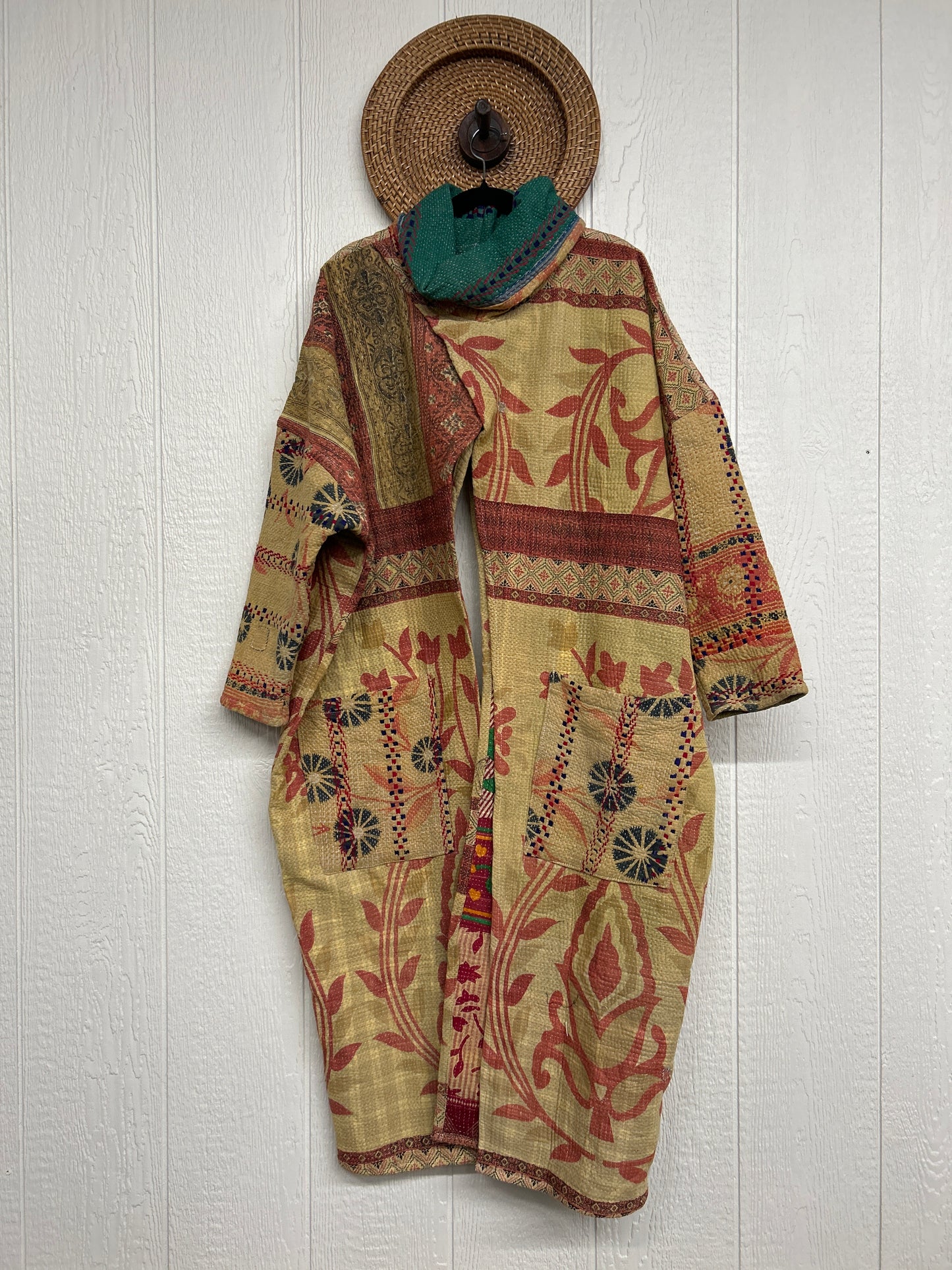 Fine Kantha Cowl Split Pullover 1225 214