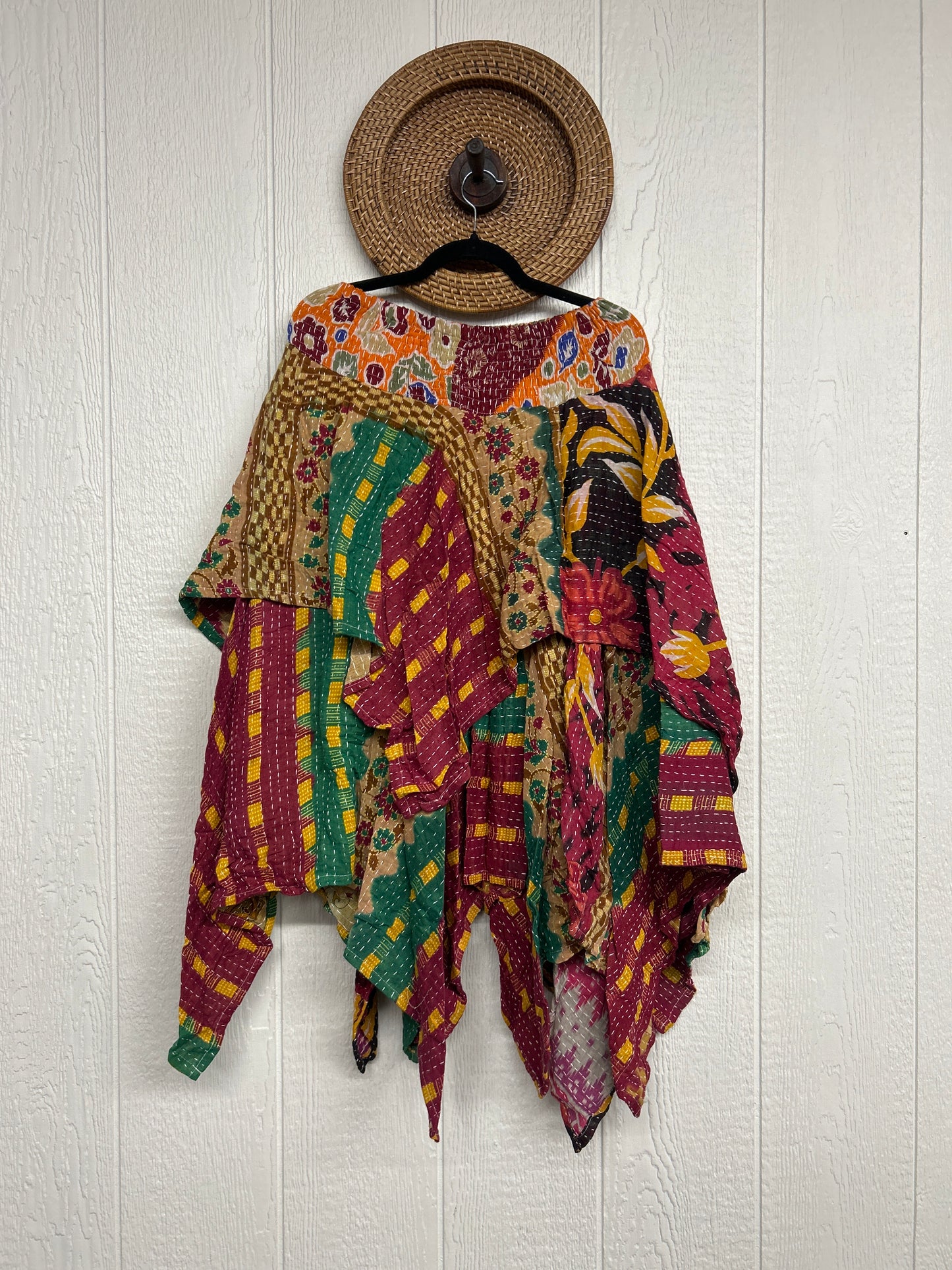 Pareo Kantha Pixie Skirt 0426 017