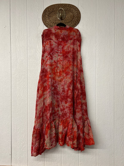 Crepe Sari Summer Dahlia Duster 0726 127