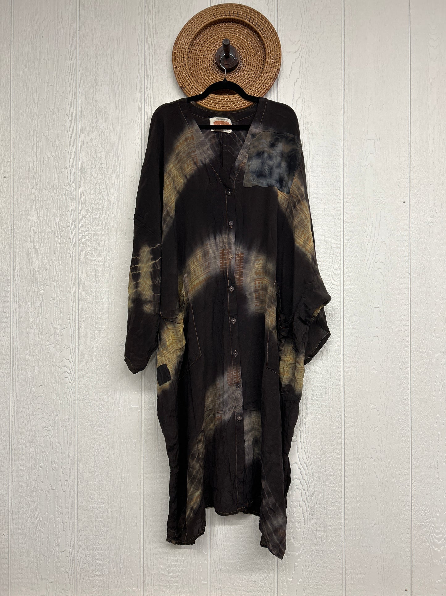 Crepe Sari Gaia Duster Dress 0826 145