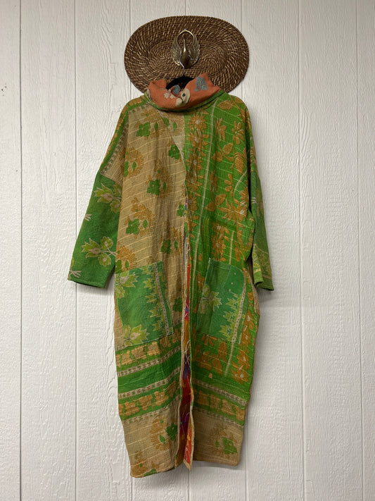 Fine Kantha Cowl Split Pullover 1225 068