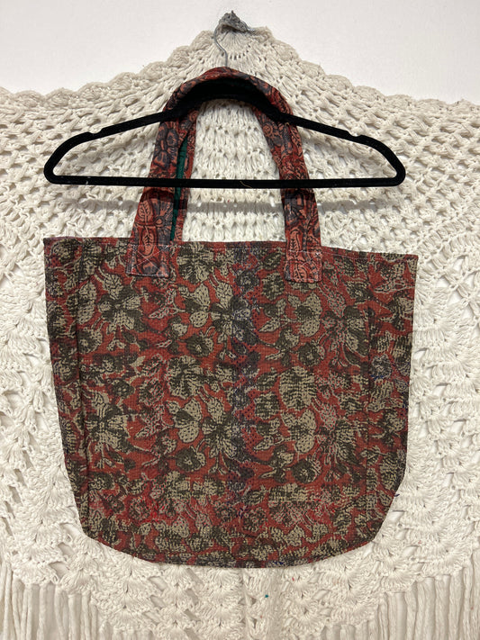 Kantha Pocket Tote - 1