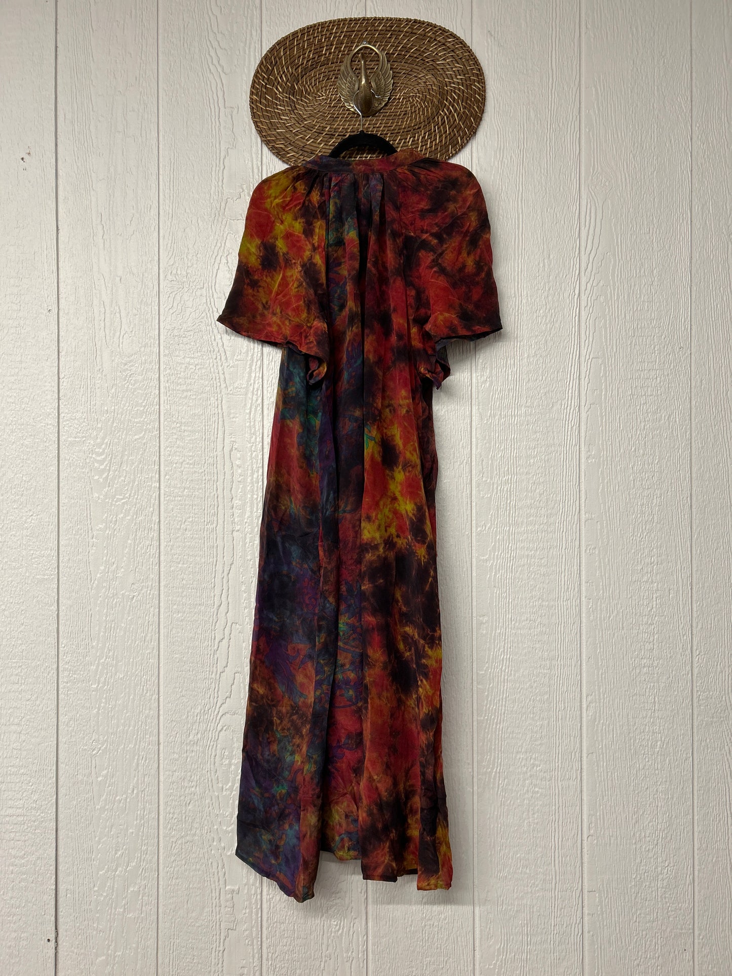 Crepe Sari Summer Woodstock Duster 0626 152