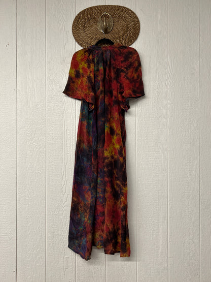 Crepe Sari Summer Woodstock Duster 0626 152