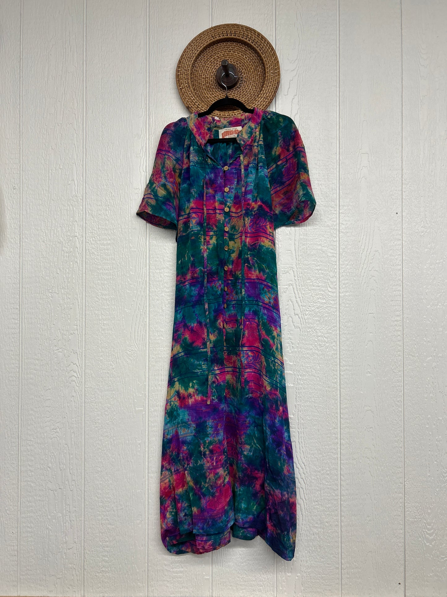 Crepe Sari Summer Woodstock Duster 0626 122