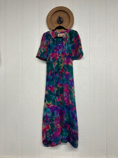 Crepe Sari Summer Woodstock Duster 0626 122