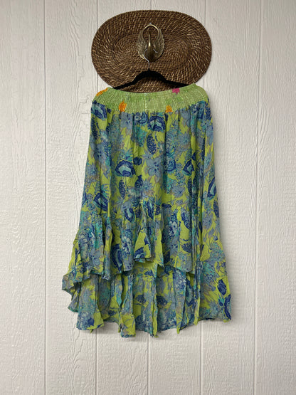 Crepe Sari Dahlia Skirt 1026 220