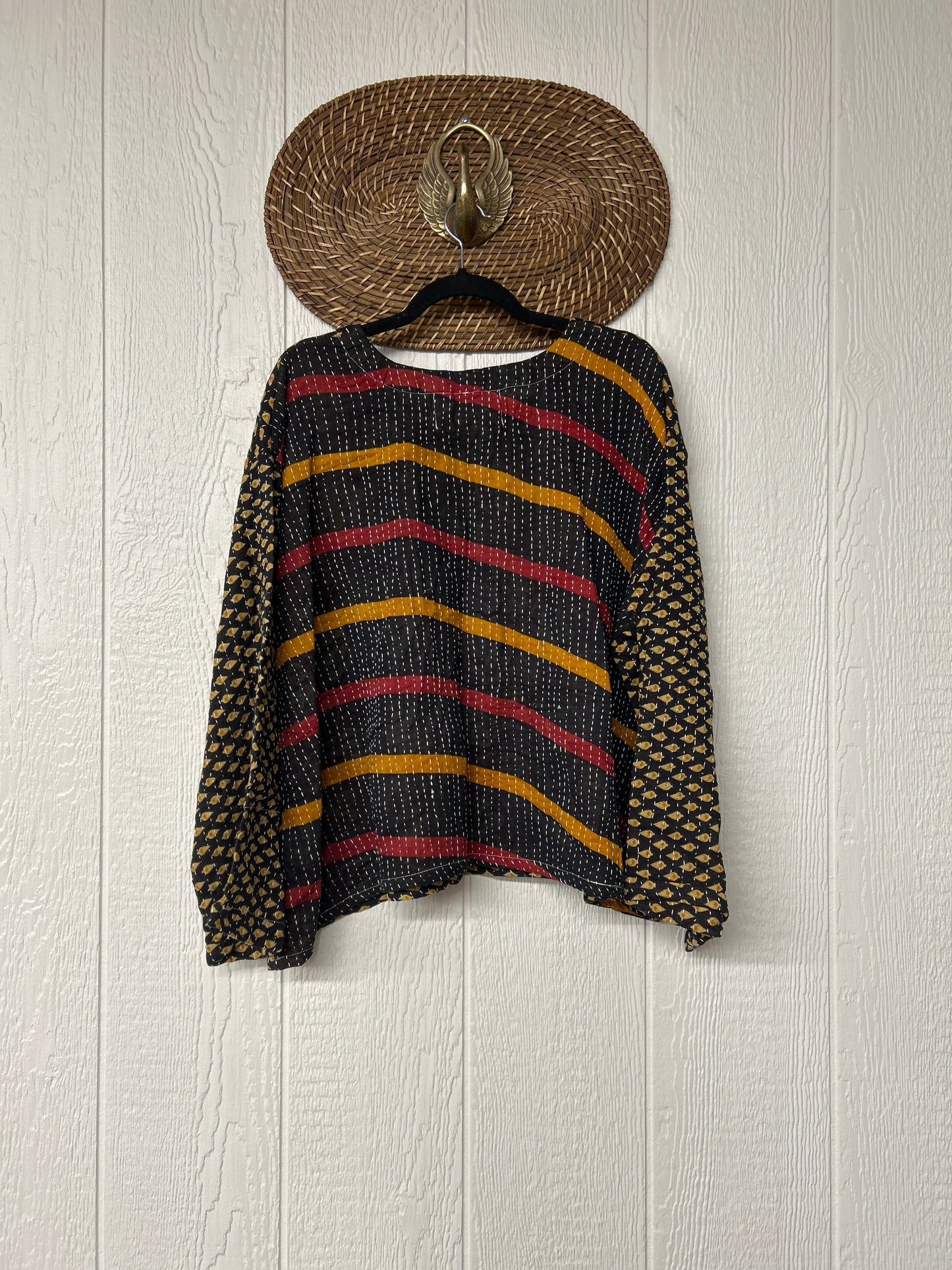 Pareo Kantha Wanderer Pocket Crop Top 0226 151