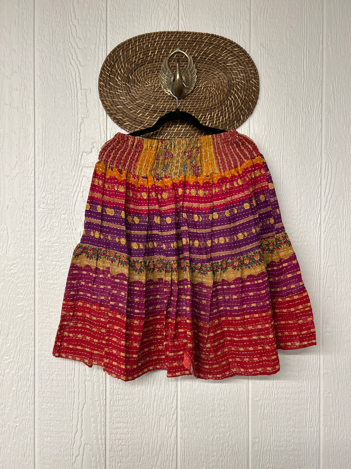 Pareo Kantha Meadow Skirt 0826 186