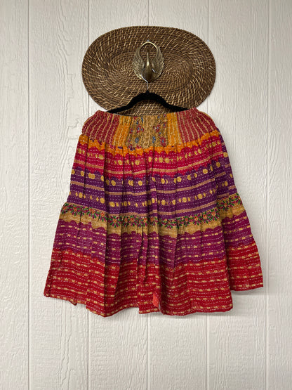 Pareo Kantha Meadow Skirt 0826 186