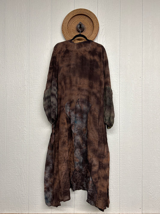 RETAIL Crepe Sari Evermore Kimono 1026 043
